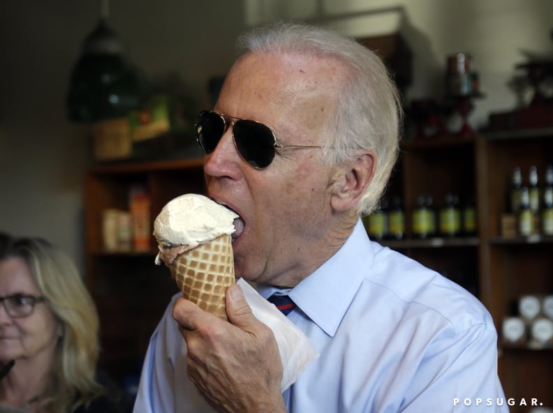 Biden ice cream Blank Meme Template