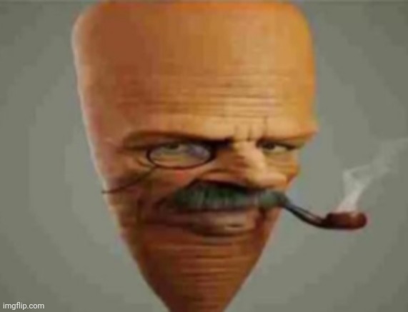 Los skibidis | image tagged in carrot smoking pipe | made w/ Imgflip meme maker