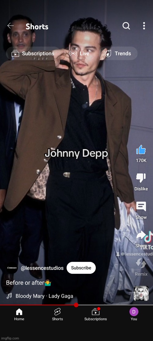 *dies* | image tagged in johnny depp | made w/ Imgflip meme maker