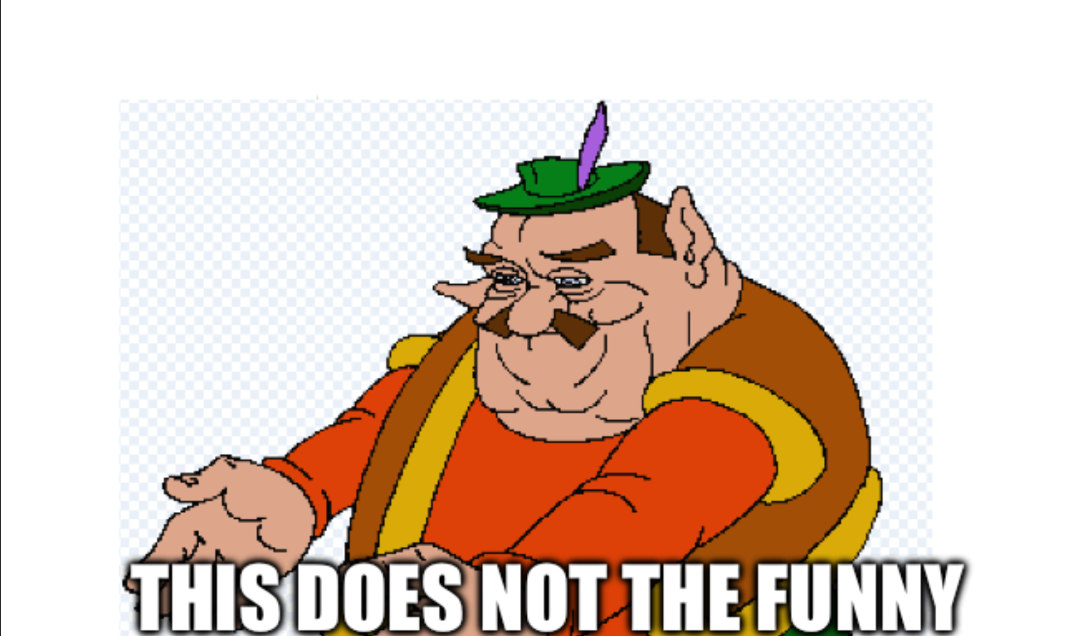 not funny Blank Meme Template