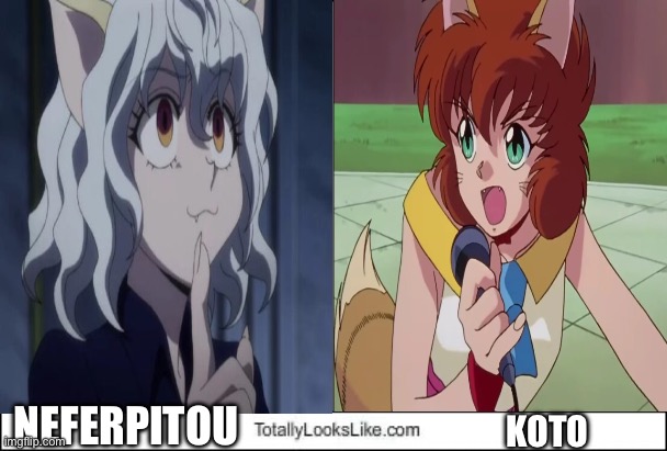 Pitou totally looks like koto. | NEFERPITOU; KOTO | image tagged in totally looks like | made w/ Imgflip meme maker