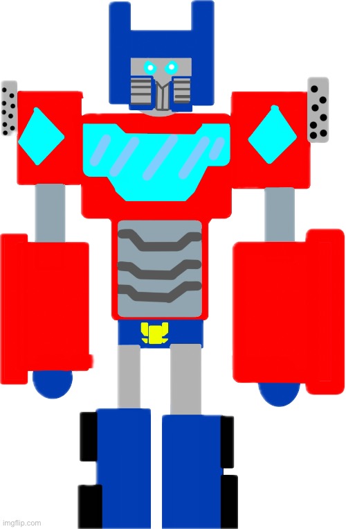 My design on Optimus prime cybertroniean mode | image tagged in optimus prime,transformers,transformers one | made w/ Imgflip meme maker