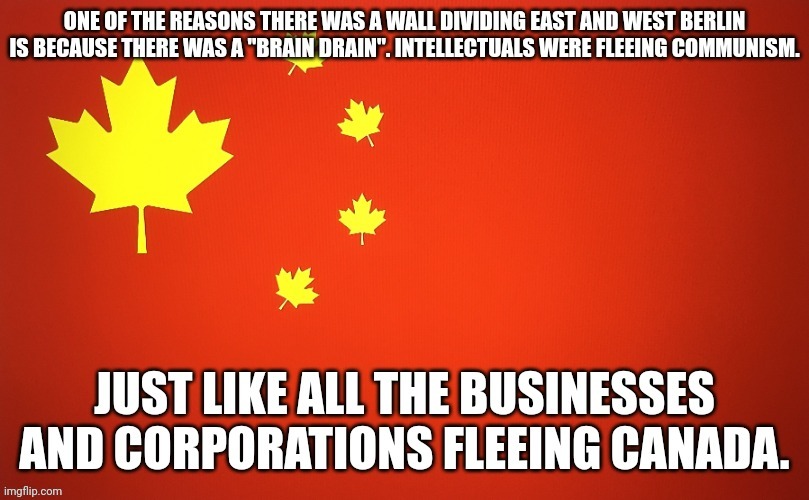 "The greatest economy in the G7" shouldn't be hemorrhaging talent like we are. | image tagged in meanwhile in canada | made w/ Imgflip meme maker