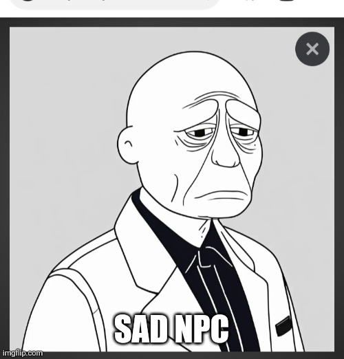 SAD NPC | made w/ Imgflip meme maker