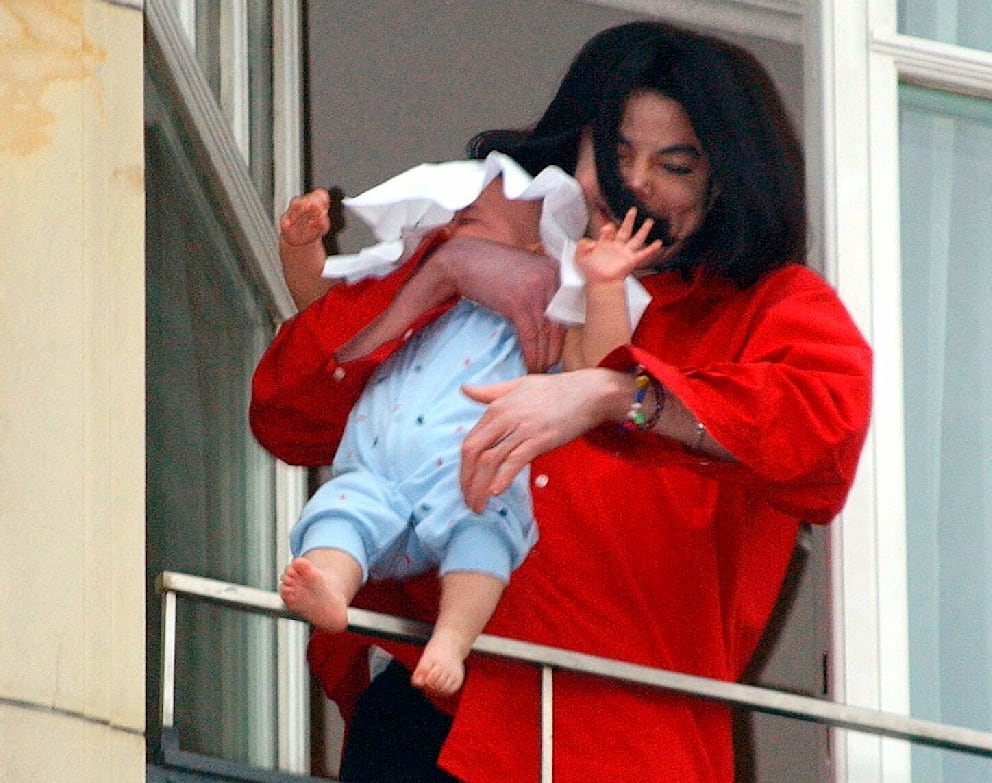 High Quality Michael Jackson Balcony Blank Meme Template