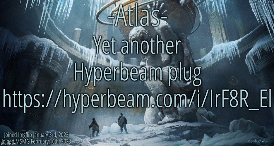 Silver Announcement Template 11.0 Template | Yet another Hyperbeam plug
https://hyperbeam.com/i/IrF8R_El | image tagged in silver announcement template 11 0 template | made w/ Imgflip meme maker