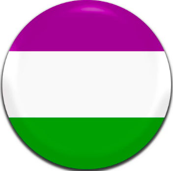 Badge/Button Suffragette Colours Blank Meme Template