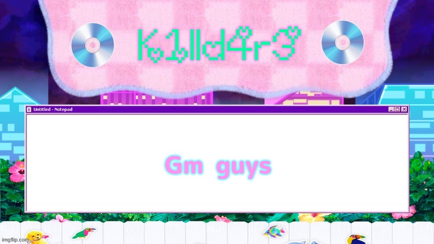 Killdare's Yap template | Gm guys | image tagged in killdare's yap template | made w/ Imgflip meme maker