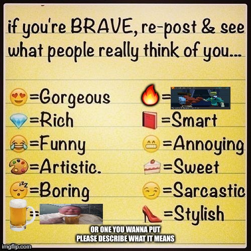 if ur brave, repost | 🔥 | image tagged in if ur brave repost | made w/ Imgflip meme maker