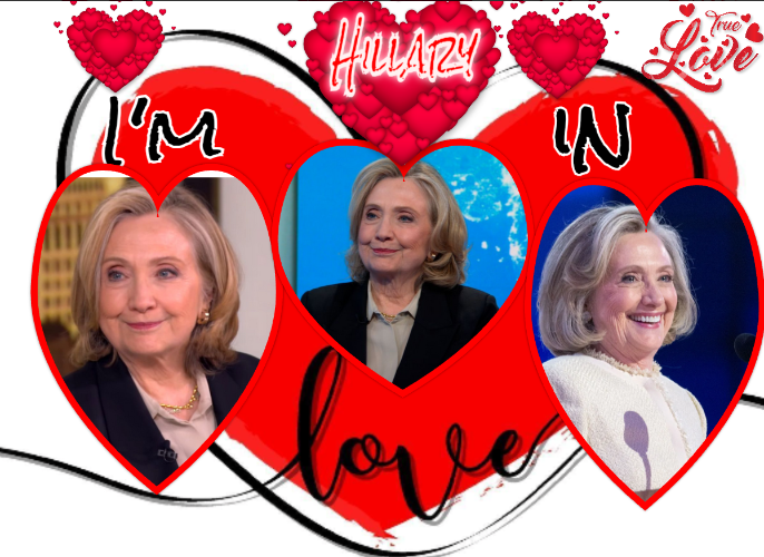 Hillary Heart Throb Blank Meme Template