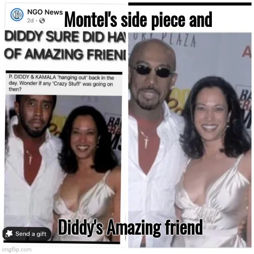 Montel's side piece and Diddy's Amazing friend | made w/ Imgflip meme maker