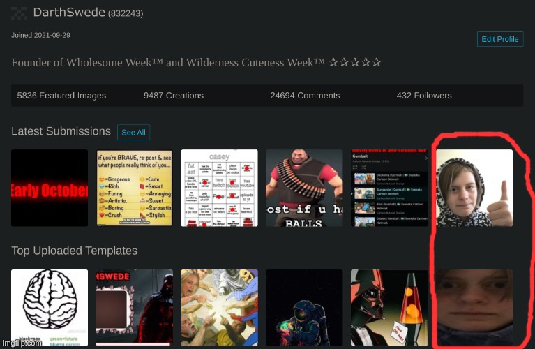 Crazy how these two images of mine were for a moment perfectly placed | made w/ Imgflip meme maker