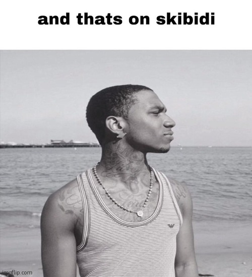 and that's on skibidi | image tagged in and that's on skibidi | made w/ Imgflip meme maker