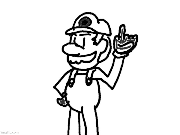 Shitass attempt at a fake mario character | made w/ Imgflip meme maker