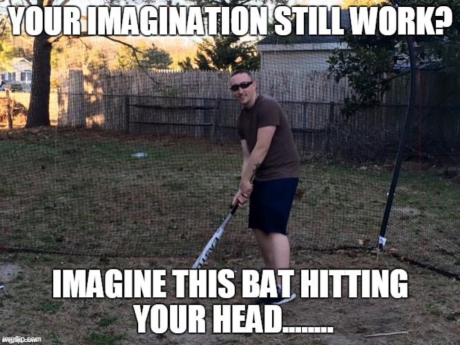 Imagine the Bat | image tagged in repost | made w/ Imgflip meme maker