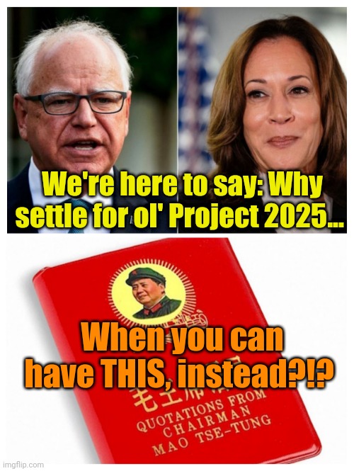 Hey there, Fellow Dudes 'n Dudettes... | We're here to say: Why settle for ol' Project 2025... When you can have THIS, instead?!? | made w/ Imgflip meme maker