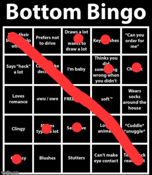 Bottom Bingo | image tagged in bottom bingo | made w/ Imgflip meme maker