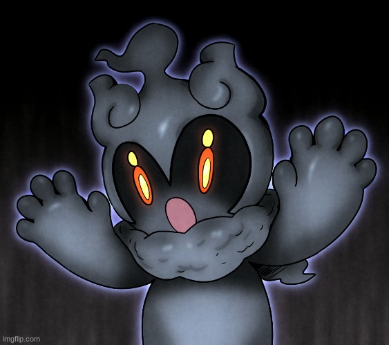 Scary? (Art by Shadowmallow) | made w/ Imgflip meme maker