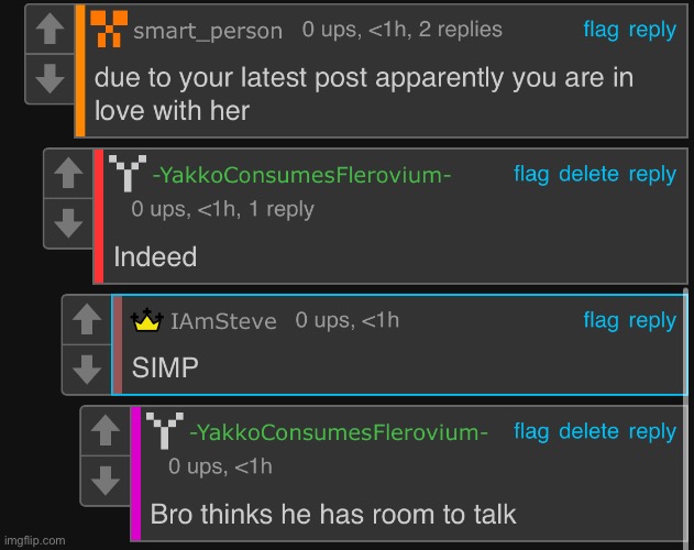 "her" refers to my irl crush | made w/ Imgflip meme maker