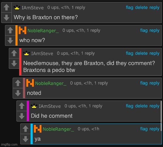So apparently Braxton commented on an msmg post :/ | made w/ Imgflip meme maker