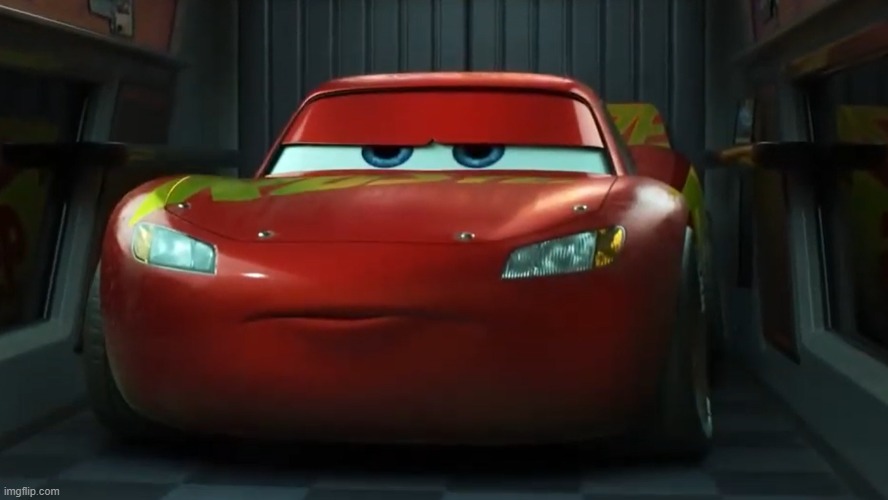 Lightening McQueen pissed | image tagged in lightening mcqueen pissed | made w/ Imgflip meme maker