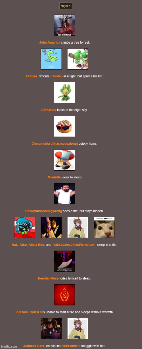 night 1 | made w/ Imgflip meme maker