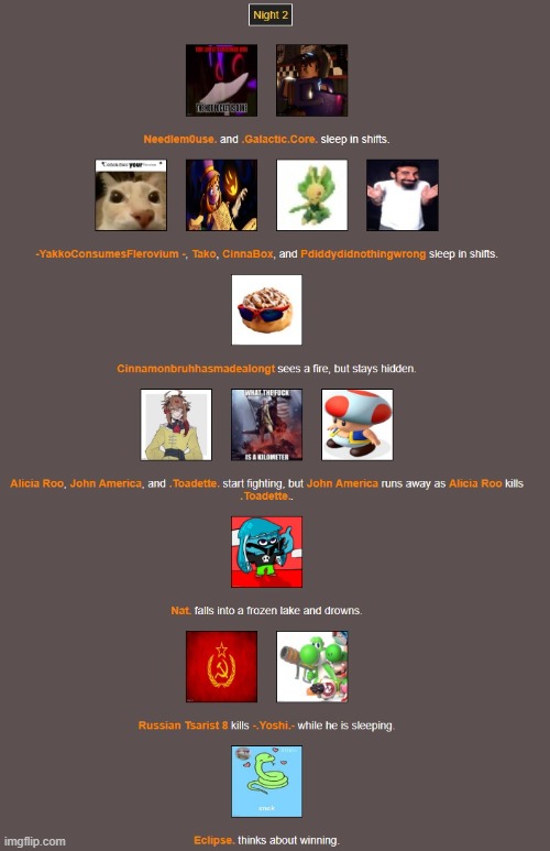 night 2 | made w/ Imgflip meme maker