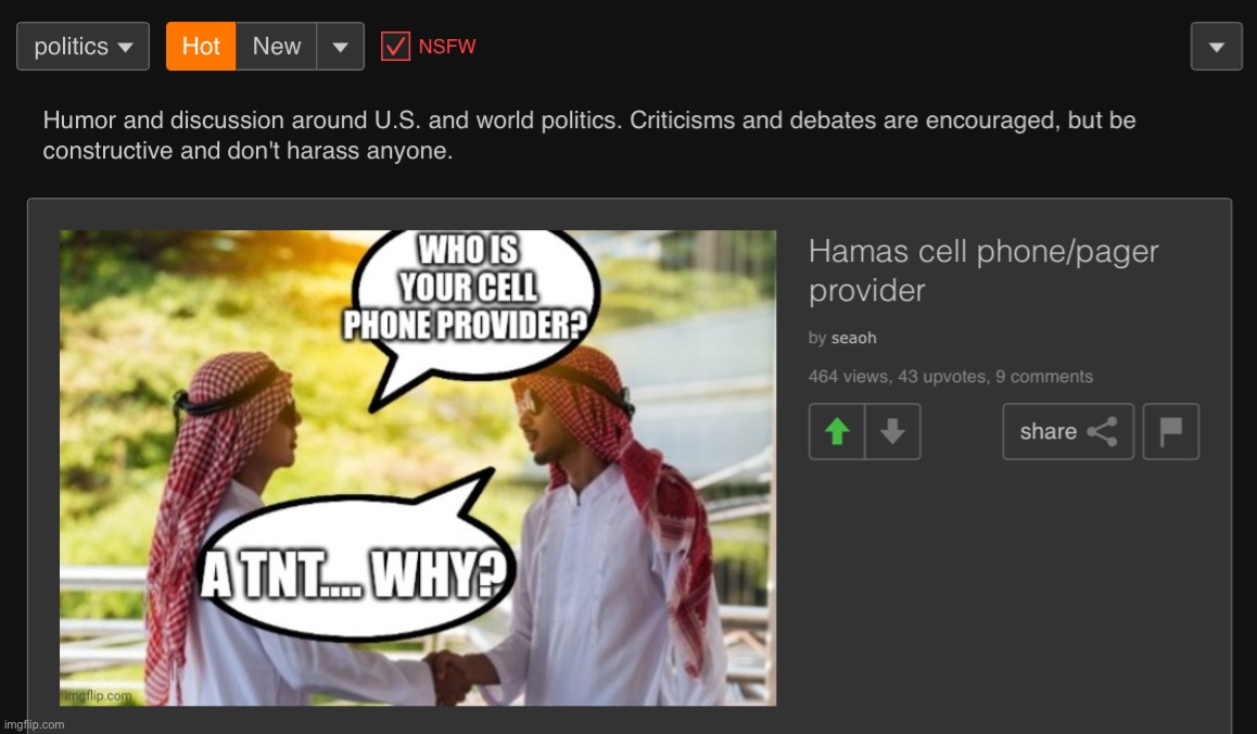 Honey wake up the politics stream actually became funny somehow | made w/ Imgflip meme maker