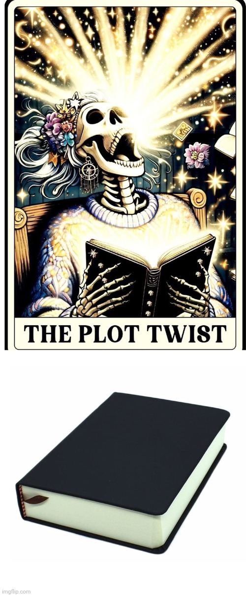 The Plot Twist Book Blank Meme Template