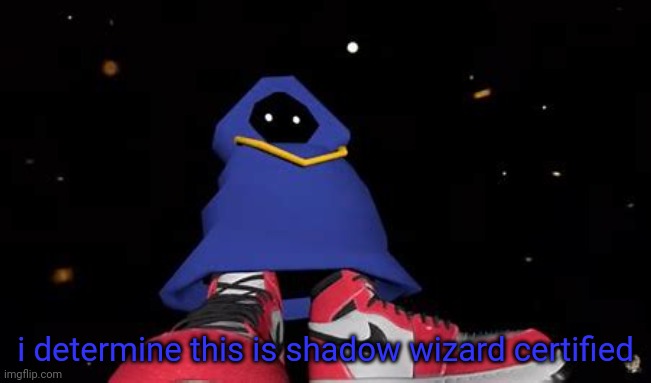 i determine this is shadow wizard certified | made w/ Imgflip meme maker