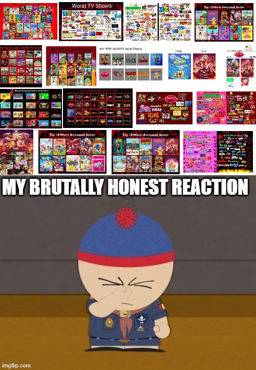 My brutally honest reaction on Hazbin Hotel and Helluva Boss hatedom | MY BRUTALLY HONEST REACTION | image tagged in hazbin hotel,helluva boss,reaction | made w/ Imgflip meme maker