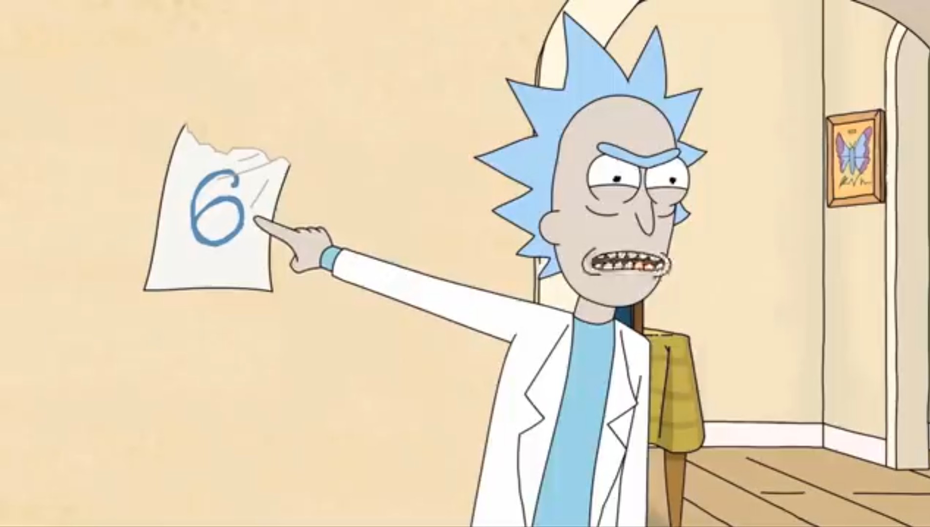 6 Morty! Blank Meme Template