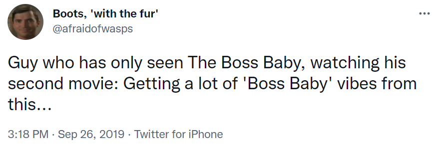 High Quality Boss Baby Tweet Blank Meme Template