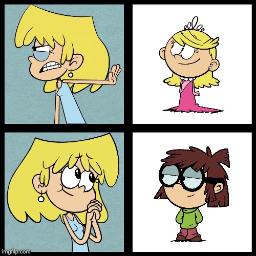 Lori Prefers Lola Over Lisa | image tagged in lori loud,the loud house,nickelodeon,princess,scientist,siblings | made w/ Imgflip meme maker