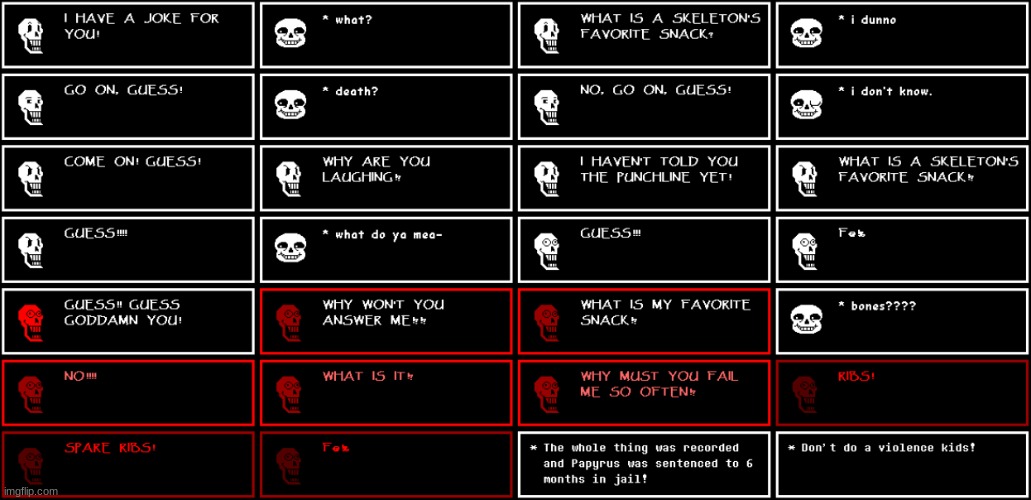 Papyrus' unusual humor (Undertale #17) | made w/ Imgflip meme maker