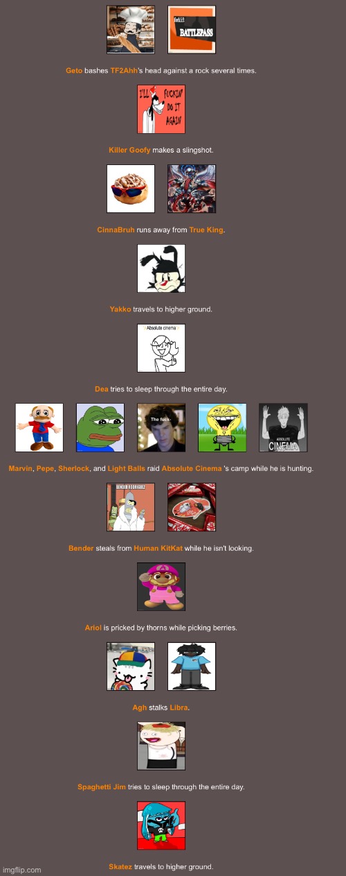 Night 1 Blank Meme Template