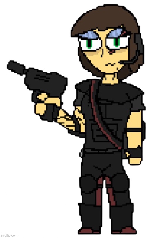 pixel art of one of my characters | image tagged in pixel phantasm | made w/ Imgflip meme maker