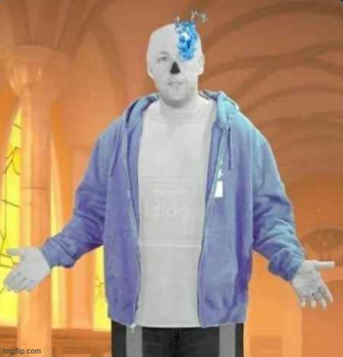 omg it's the sansler of adam | made w/ Imgflip meme maker