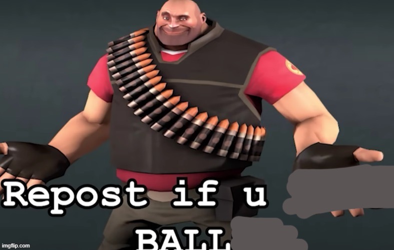 Repost if u have balls | image tagged in repost if u have balls | made w/ Imgflip meme maker