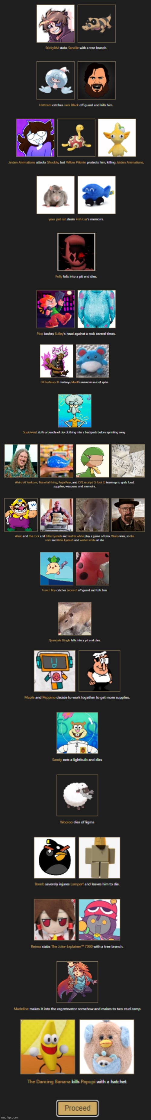 okay I skipped through most of it and now it's time for the last few rounds place your bets | made w/ Imgflip meme maker