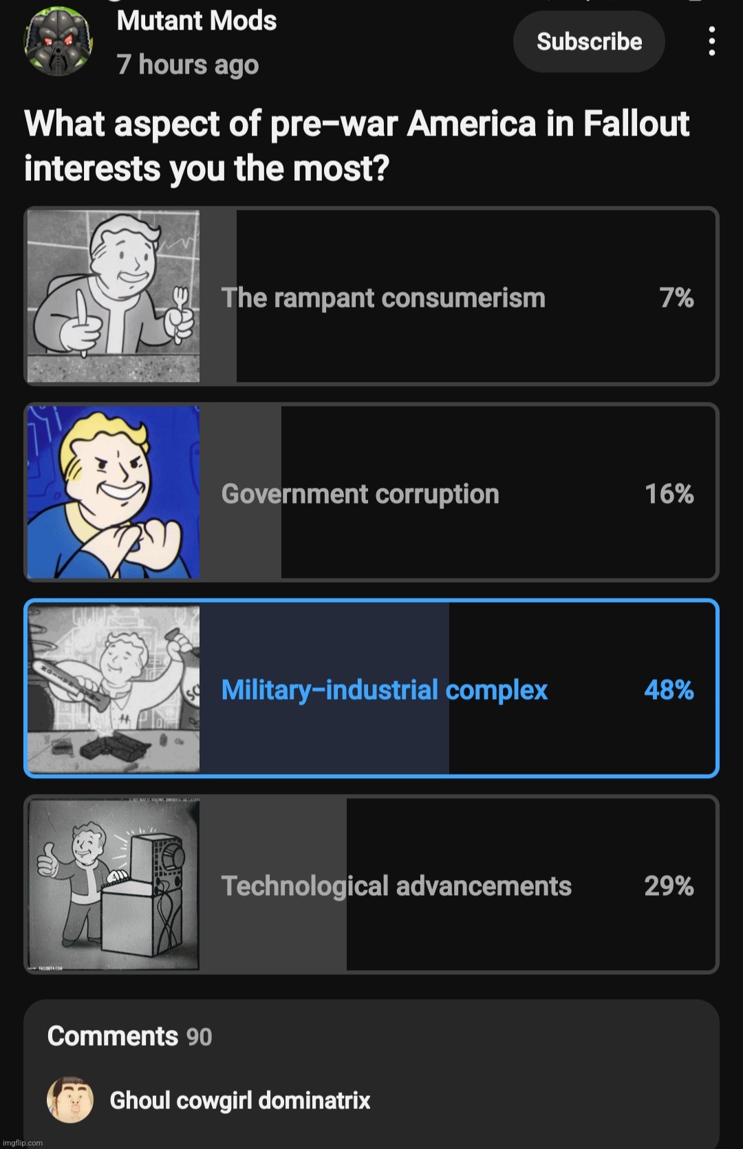 Cursed Fallout Comment | image tagged in fallout,game,funny,uh oh,oh no,cursed | made w/ Imgflip meme maker