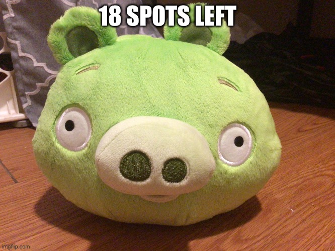 Hunger games | 18 SPOTS LEFT | image tagged in bad piggy | made w/ Imgflip meme maker