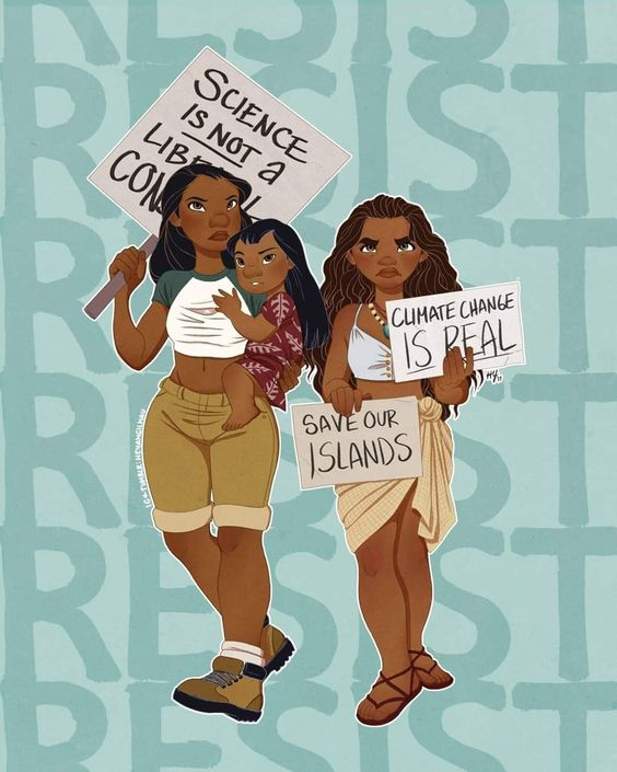 Fight For The Right To Island & People Blank Meme Template