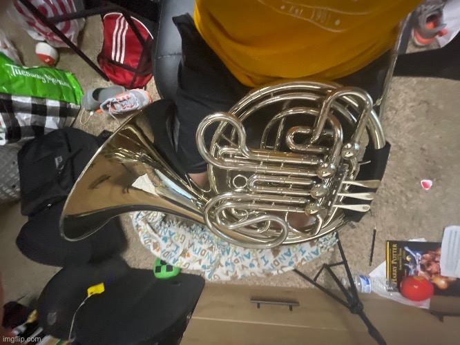 I'm a bit horny :3 (as in fr*nch horn) | made w/ Imgflip meme maker