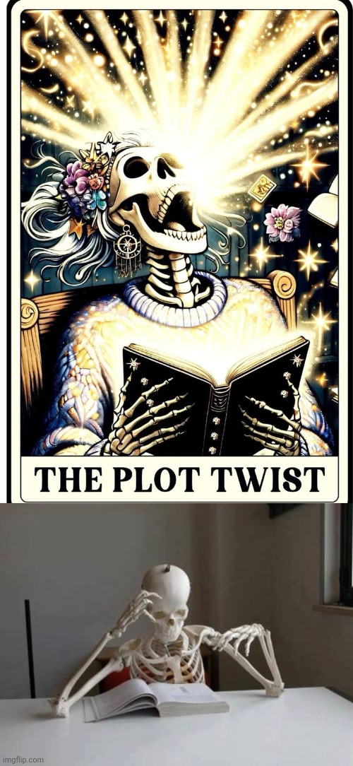 The Plot Twist Book V2 Blank Meme Template