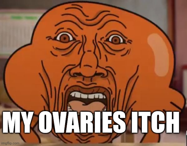 ​ | MY OVARIES ITCH | made w/ Imgflip meme maker