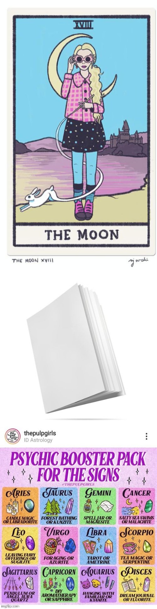 Book Of Moon Booster Packs Blank Meme Template