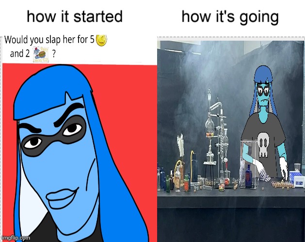 How it started vs how it's going | image tagged in how it started vs how it's going | made w/ Imgflip meme maker