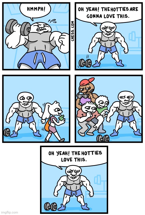 Buffed | image tagged in buff,muscles,muscle,stonetoss,comics,comics/cartoons | made w/ Imgflip meme maker