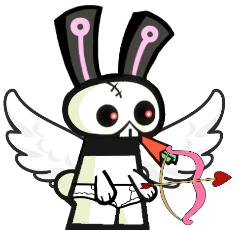 High Quality Cupid Jumpy Ghostface Blank Meme Template